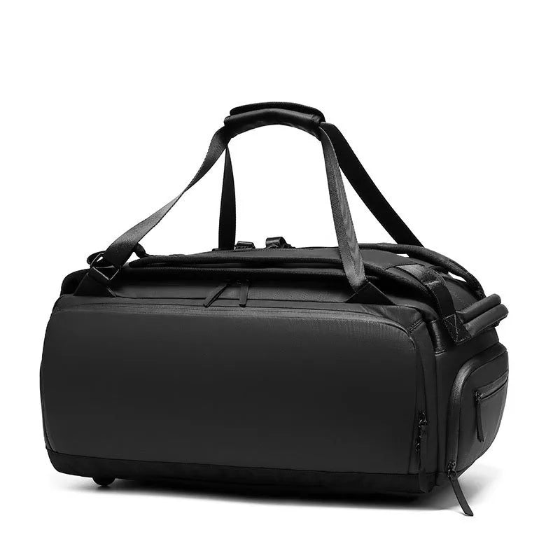 Convertible Gym Duffel Backpack with Shoe Compartment