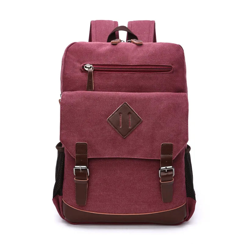HeritageCraft Vintage Canvas Backpack