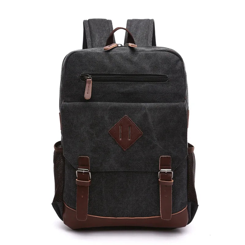 HeritageCraft Vintage Canvas Backpack