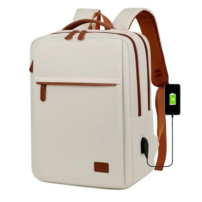 Women'S Large Capacity Travel Backpack Business Laptop Bag with USB Charging Port School Backpack for Teacher Laptop Compartment